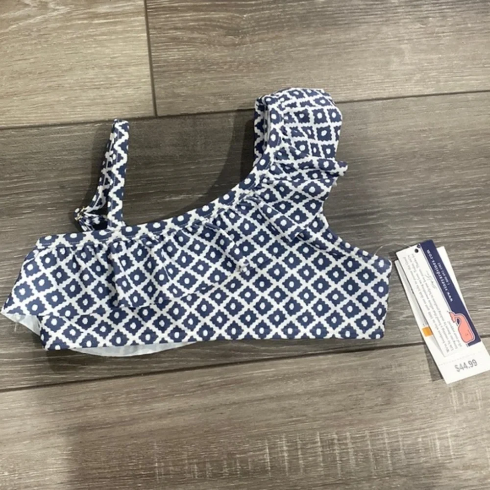 NWT! Vineyard Vines Watercolor Geo‎ Bikini Top